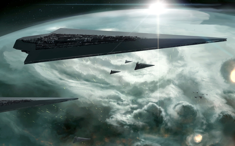 Star Destroyer Wars Super Wallpaper