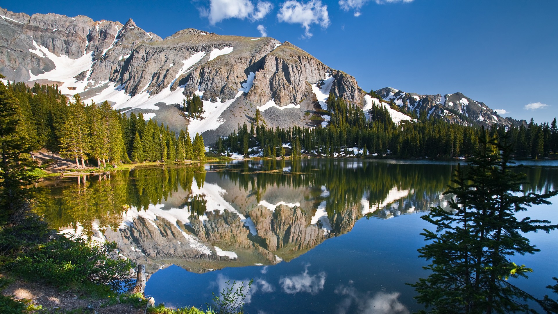 Alta Lake Rocky Mountains 1920x1080 1080p   Wallpaper   ImgPrix