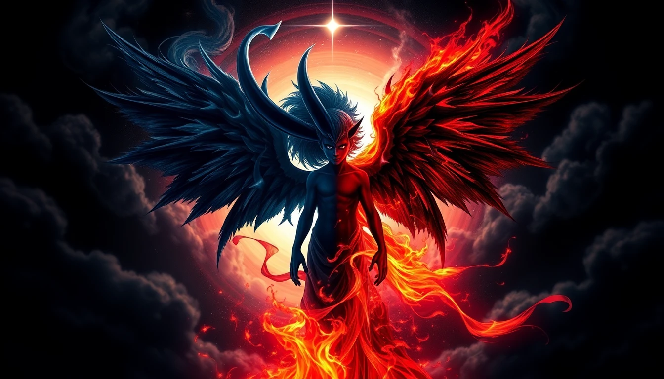 Black Angel Devil Wallpaper