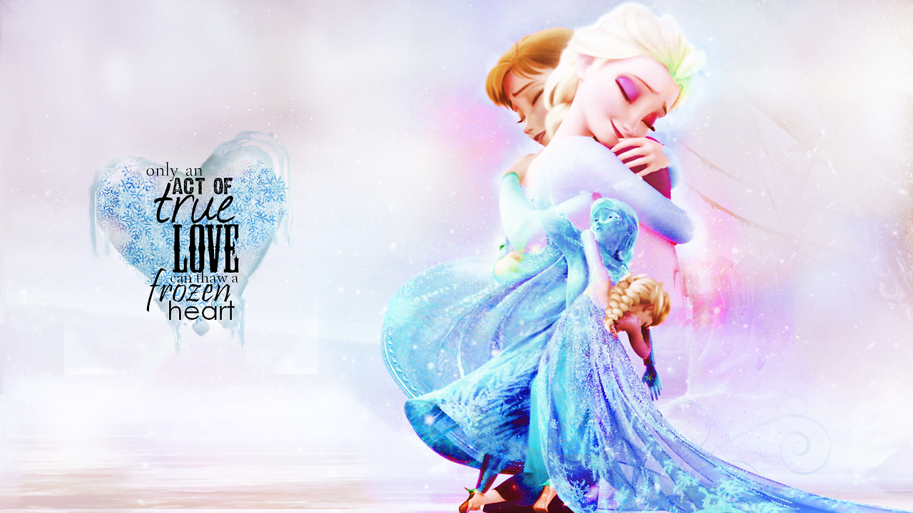 Elsa And Anna Wallpaper Frozen Uma Aventura Congelante