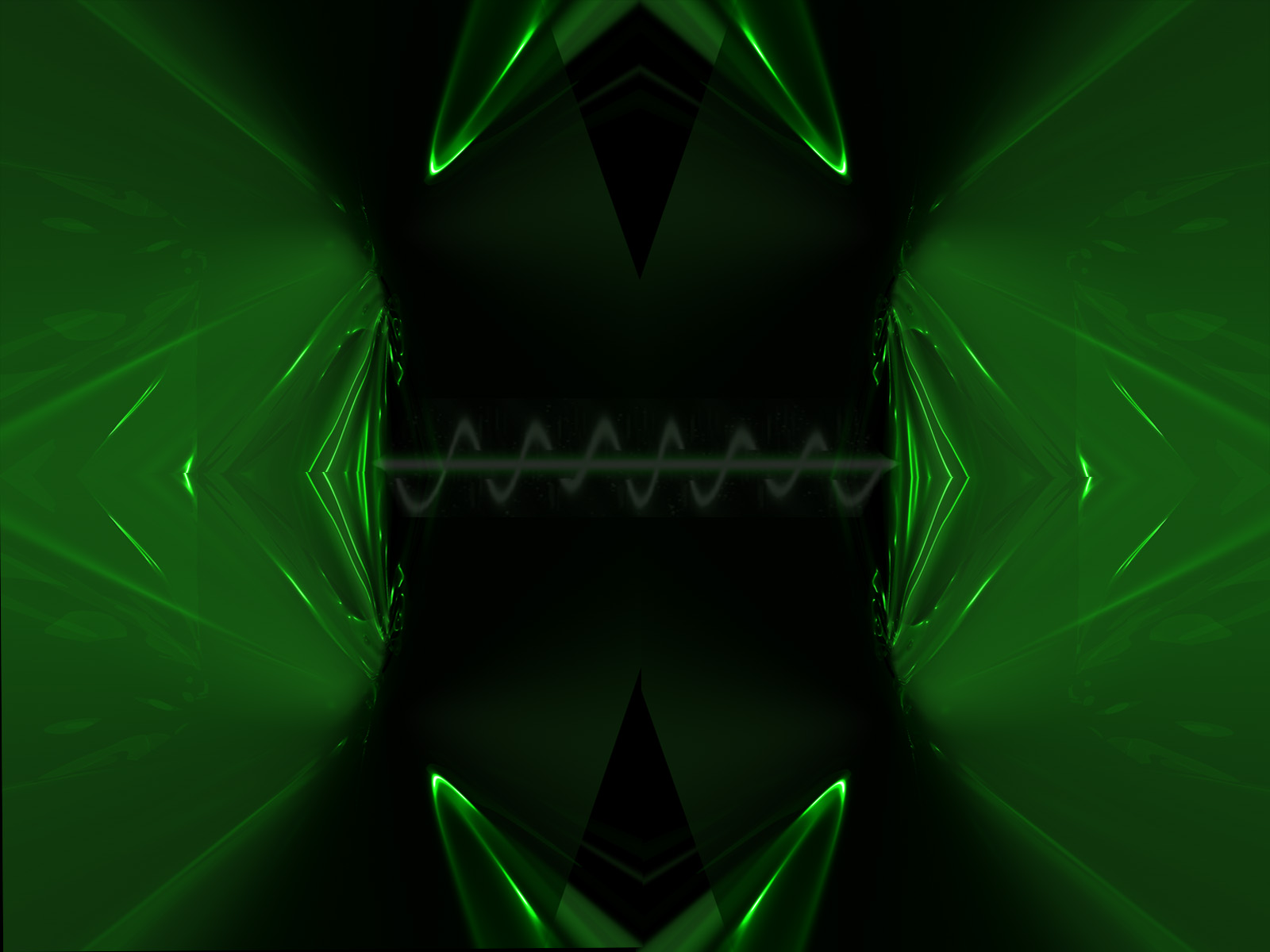 Desktop Wallpaper Green Alien Power