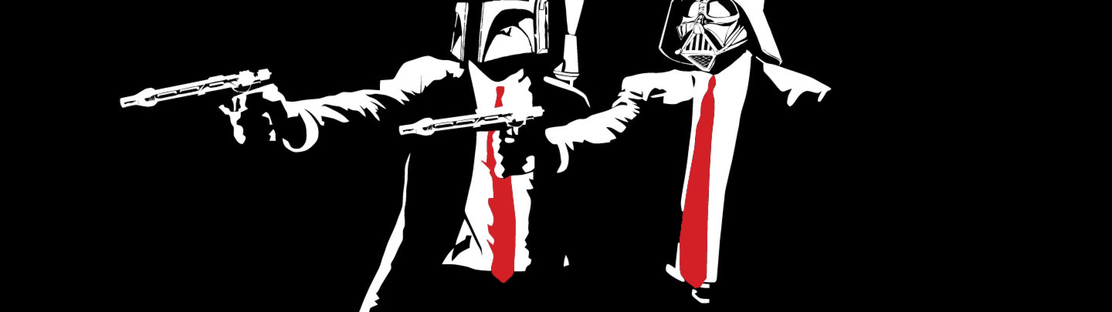 Star Wars Pulp Fiction Darth Vader Boba Fett HD Wallpaper Of Movies
