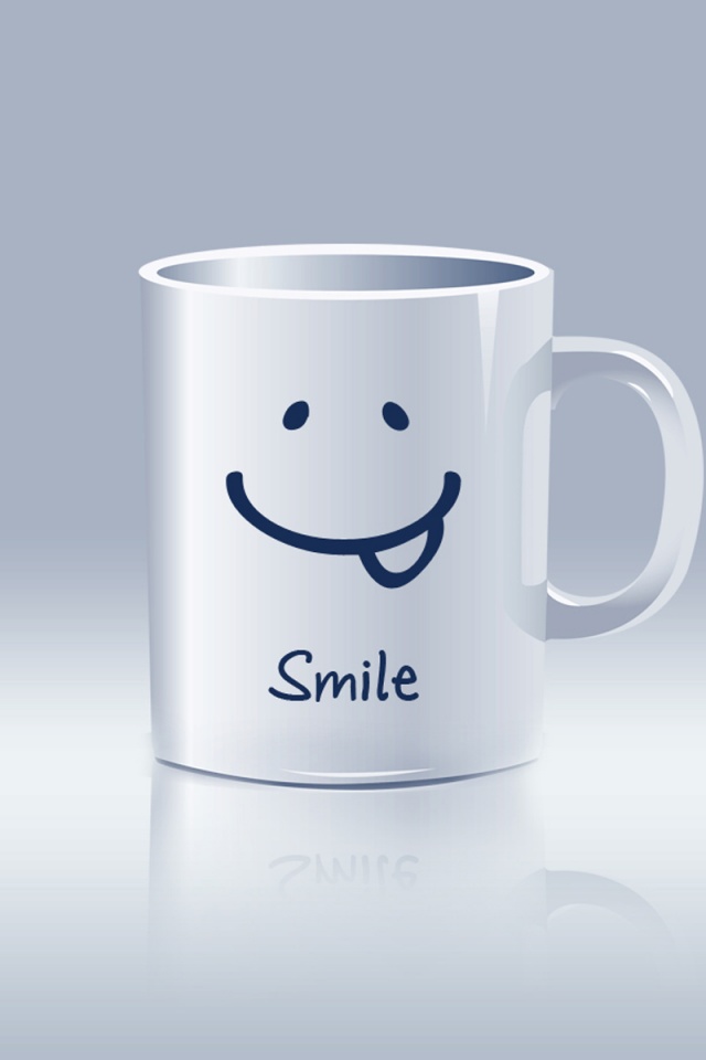 Smile Mug iPhone 4s Wallpaper iPad