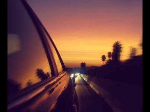 Sunset Car Drive Timelapse