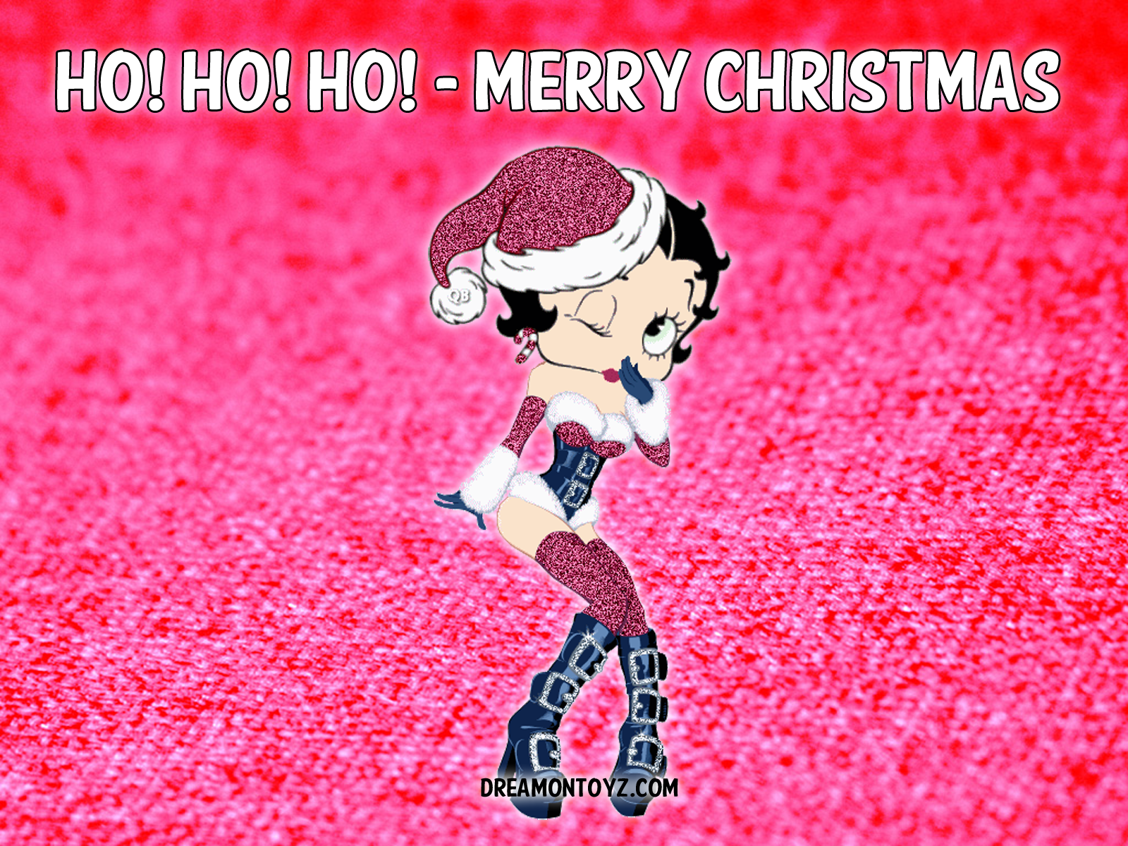 Betty Boop Pictures Archive Santa Merry