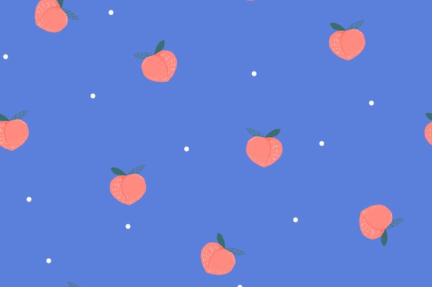 Peach Desktop Wallpaper Cute Vector
