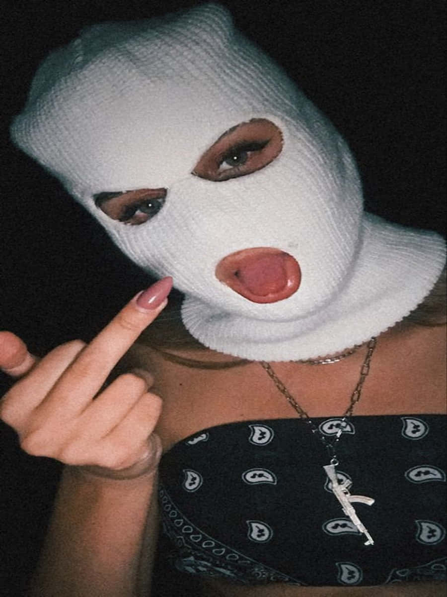 Ski Mask Girl Wallpaper