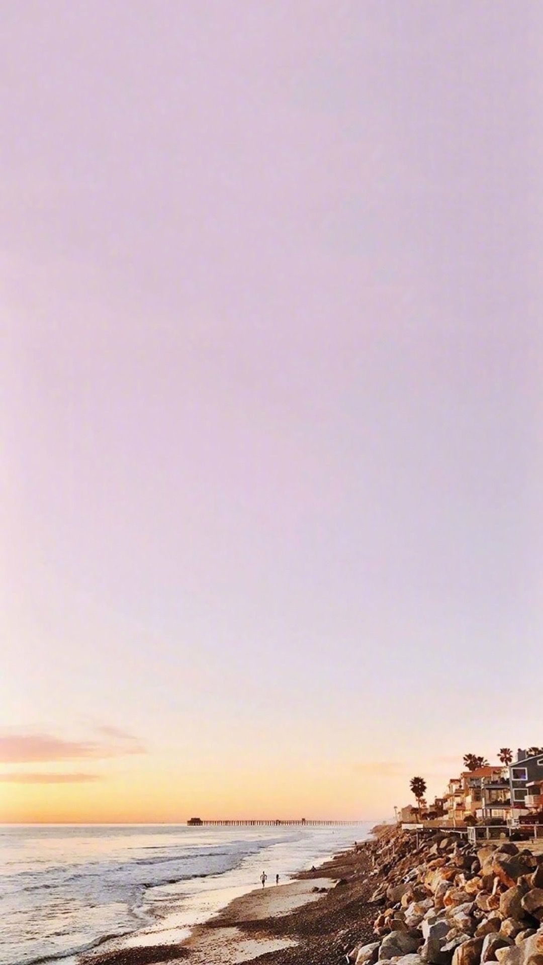Aesthetic Plain Background Landscape Wallpaper