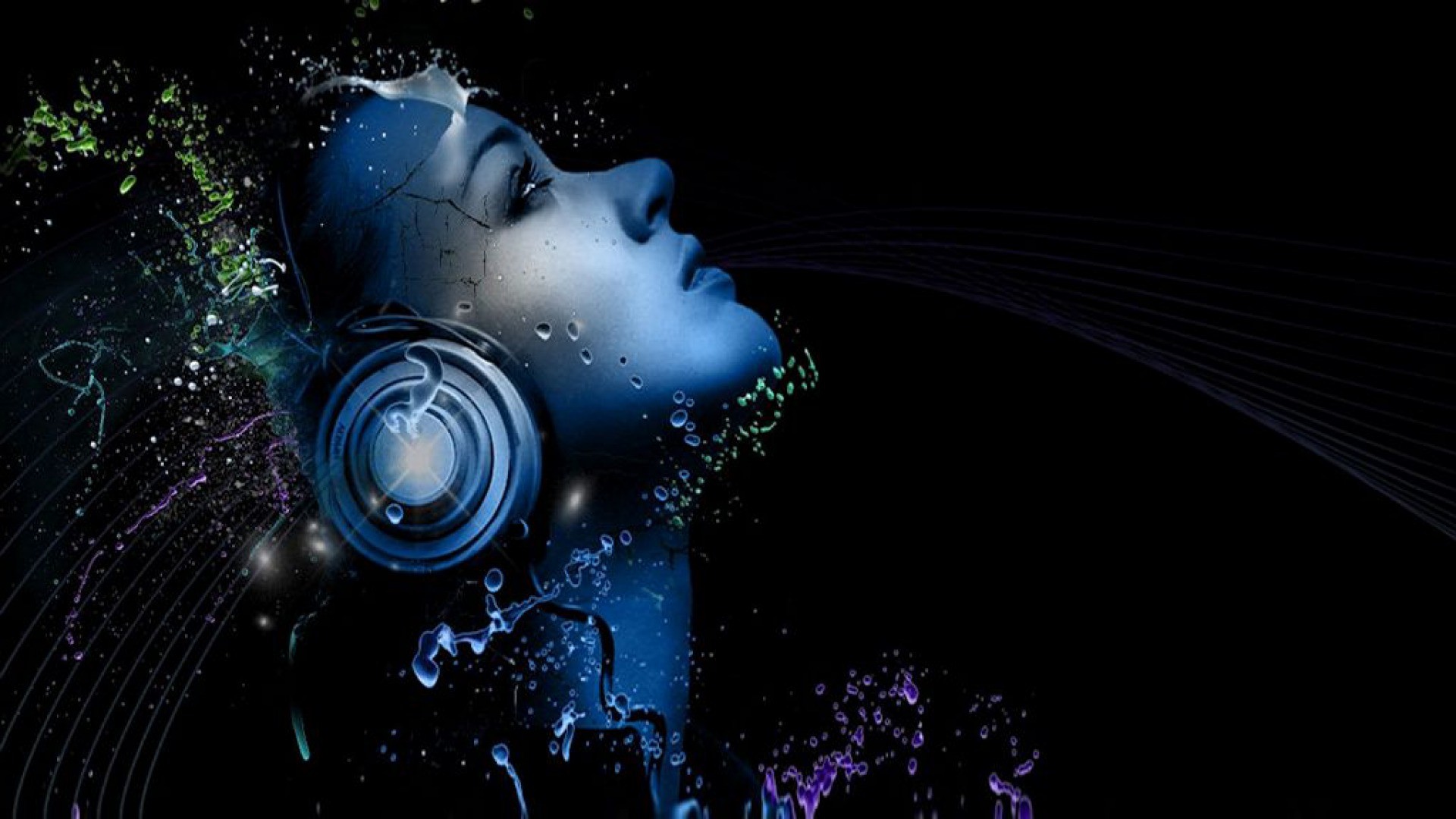 Abstract Music Wallpaper