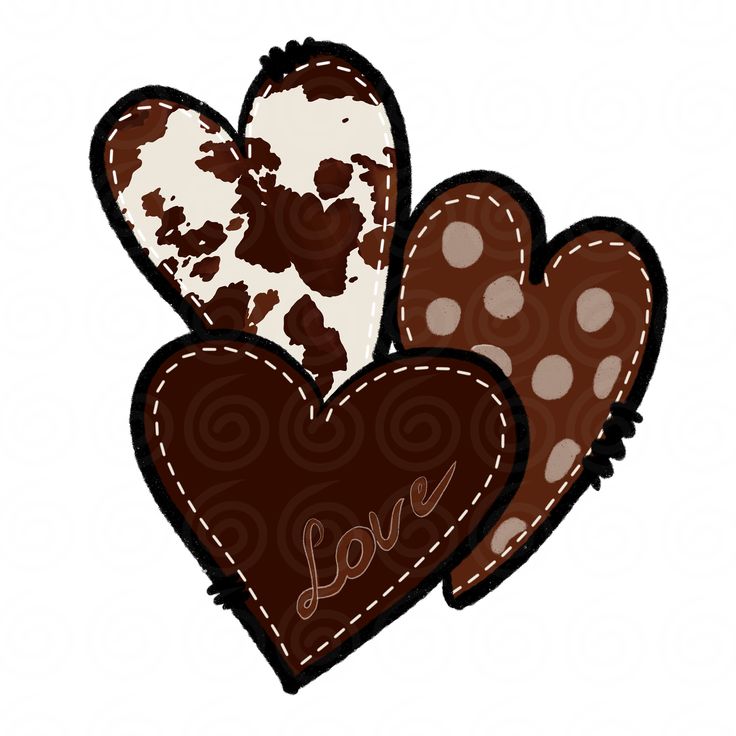 Valentine Hearts Sublimation Cow Heart Harts In
