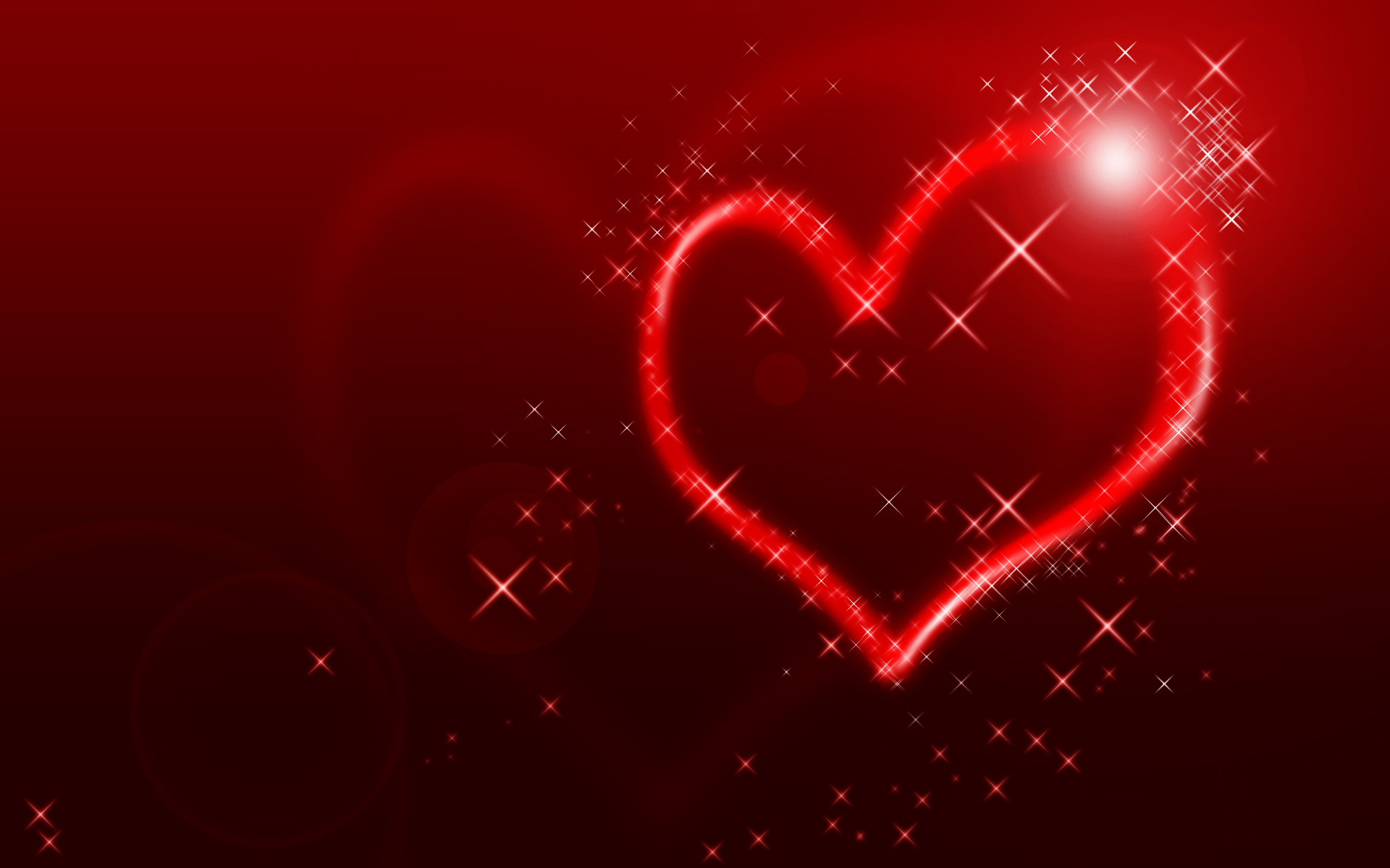 Create an abstract Valentine background with hearts