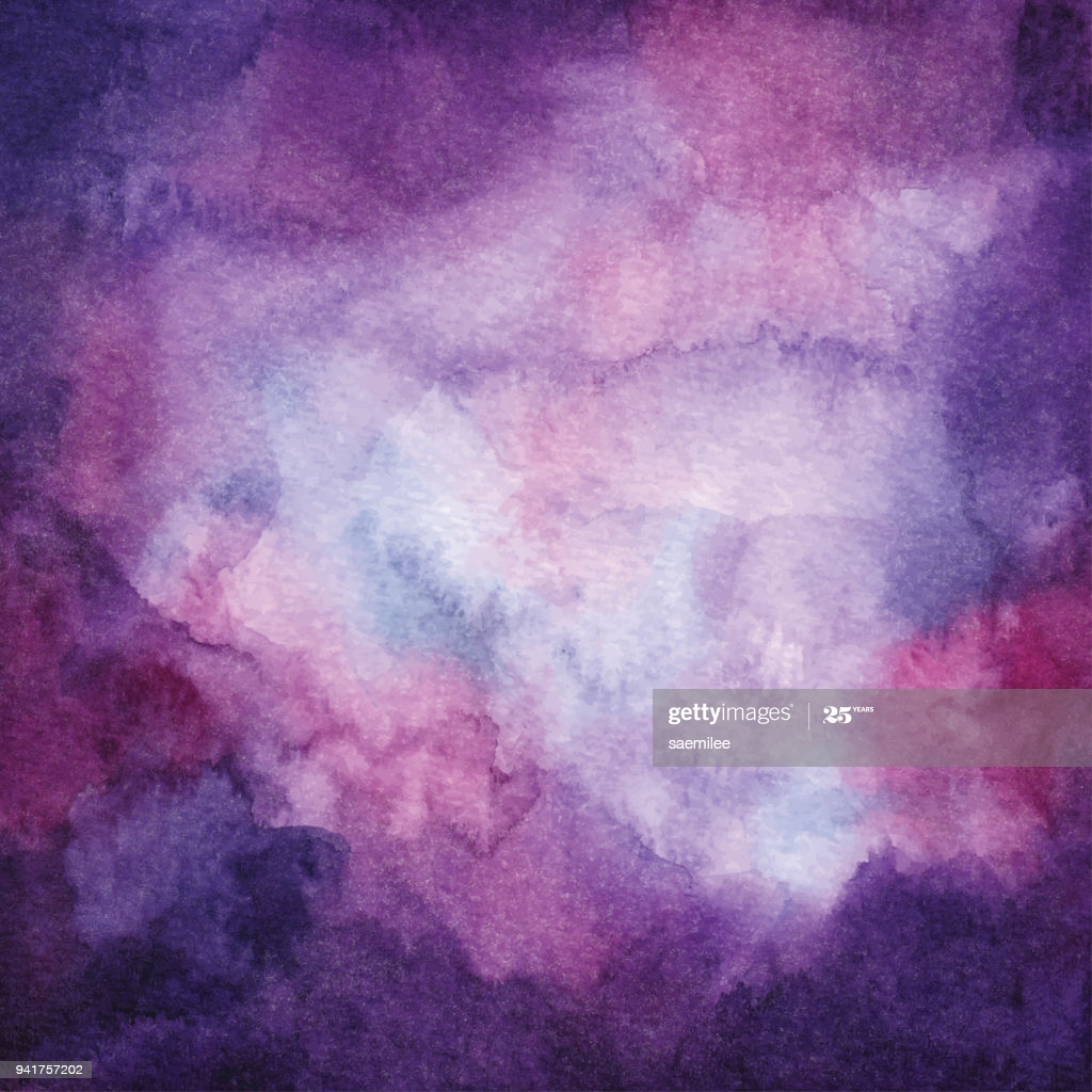 Watercolor Purple Ombre Background High Res Vector Graphic Getty