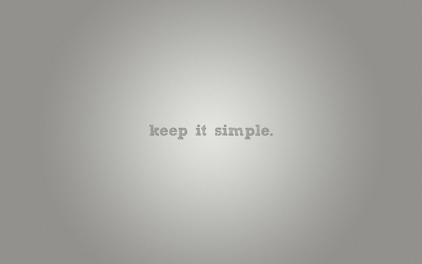 Text Minimalistic Typography Simple Grey Background