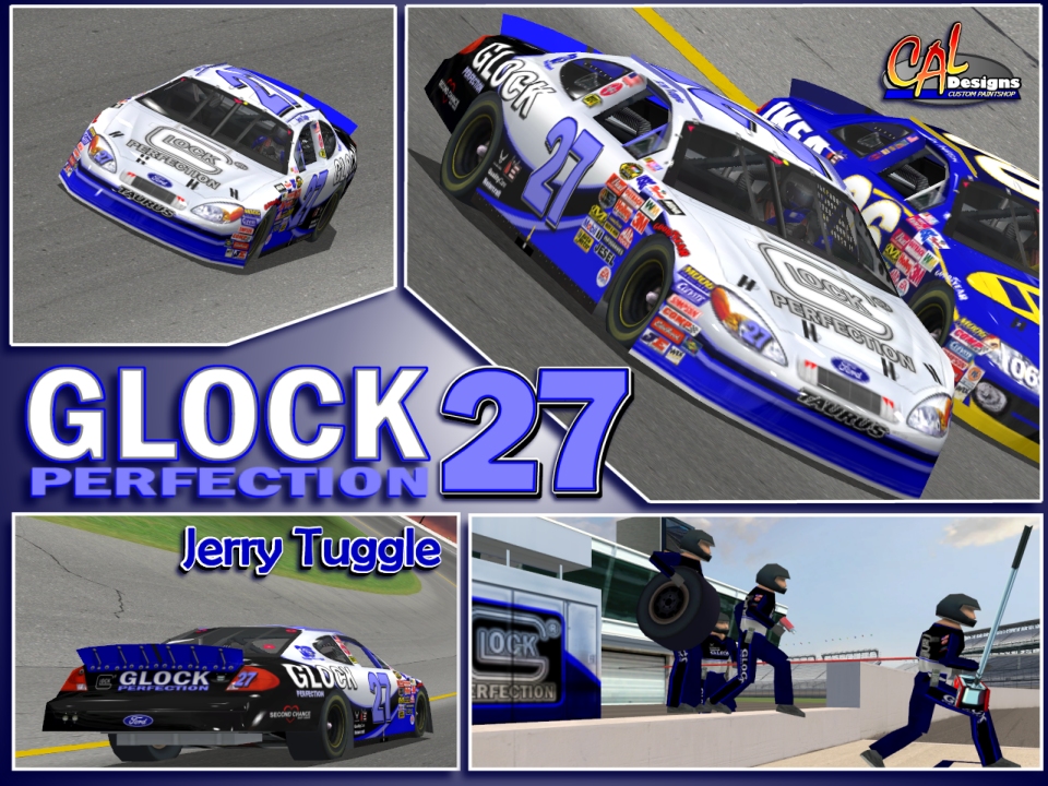 Team Glock Logo Wallpaper Ford Nascar Racing