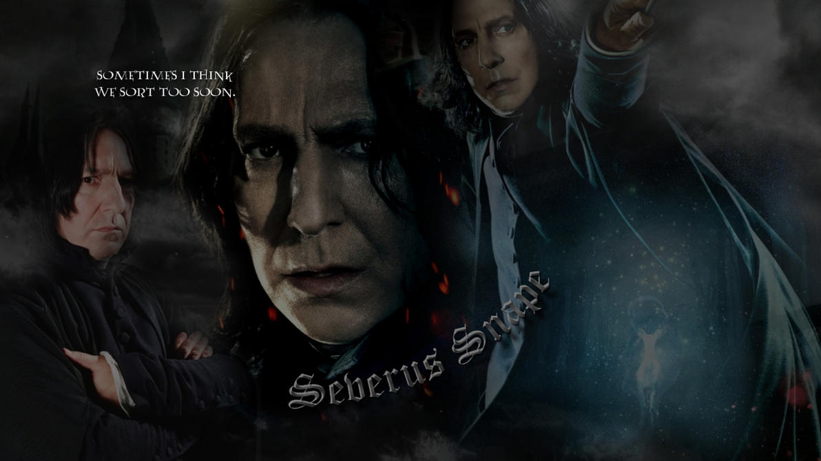 Severus Snape Wallpaper By Grednforgesgirl