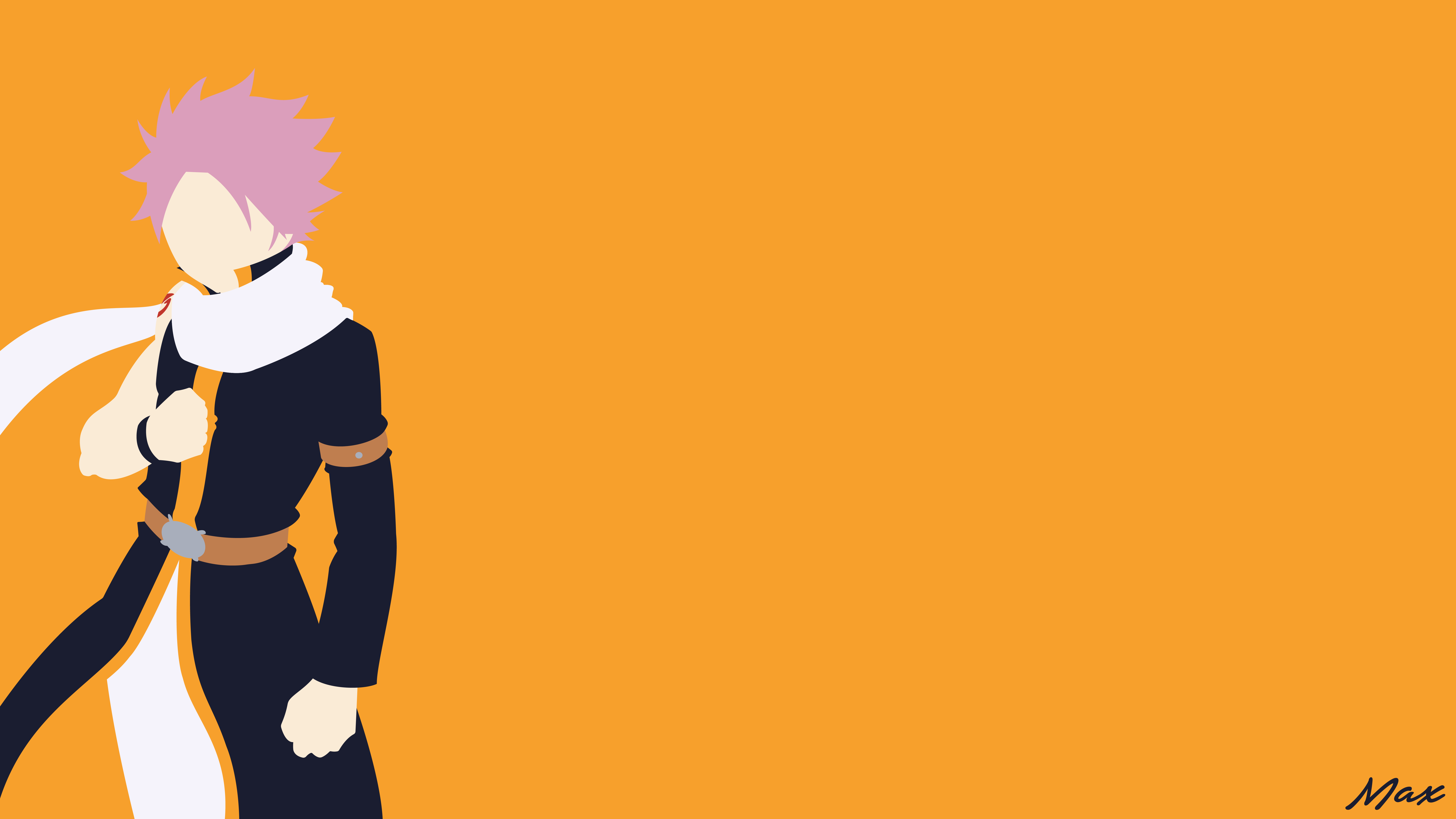 Natsu Dragneel Fairy Tail Minimal Wallpaper By Max028 On