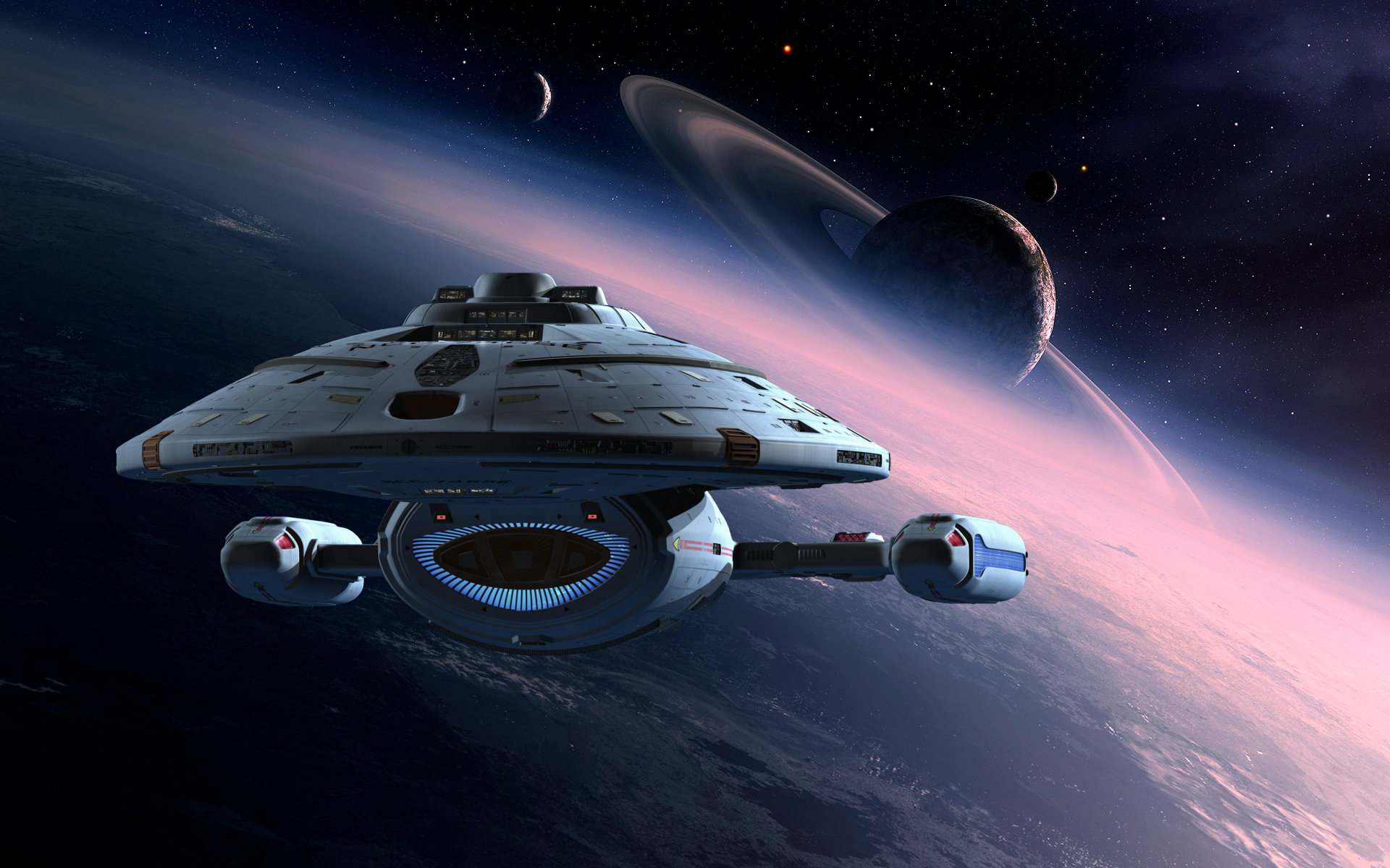 Tv Show Star Trek Voyager Sci Fi Space Wallpaper