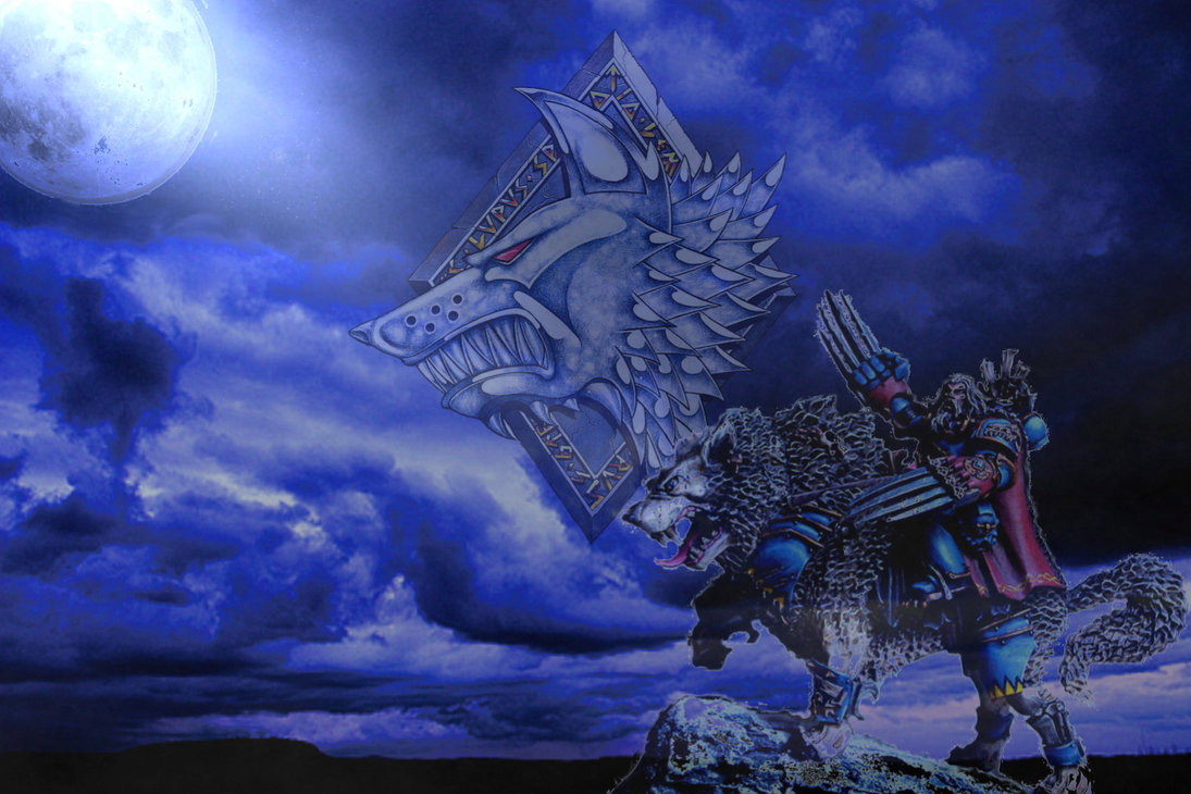Space Wolves HD Wallpaper By Kingofnurgle