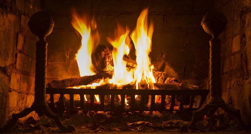 Fire In Fireplace Tetra Image Superstock Bing United States