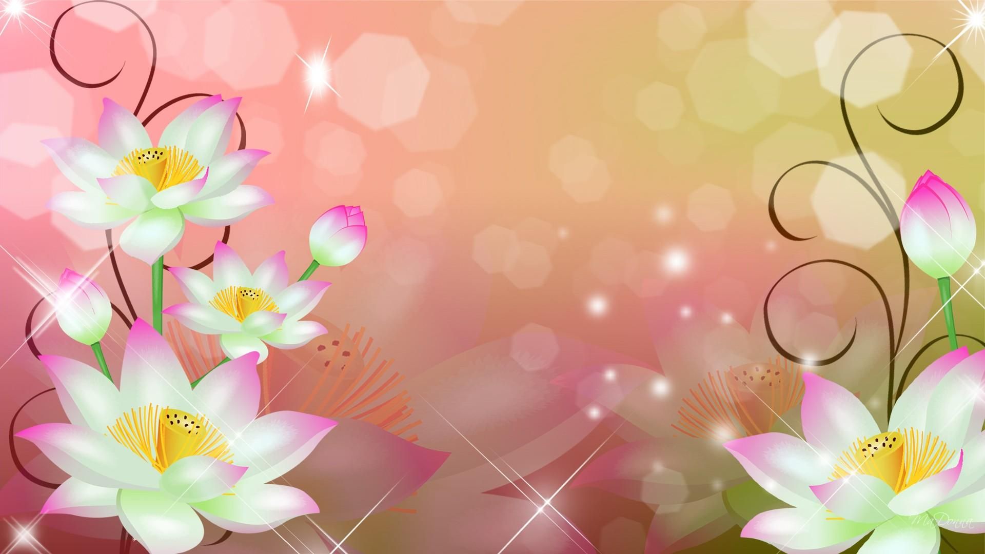 Abstract Flowers Wallpaper All Image Are