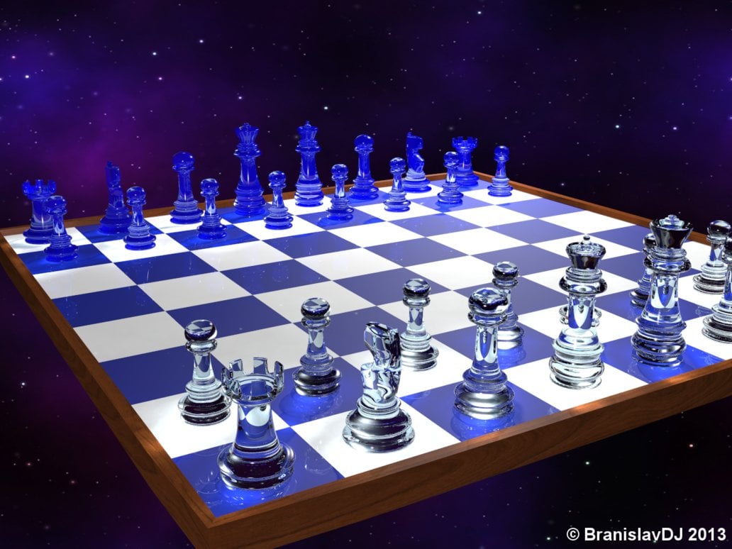 3D Chess Board for your #Desktop #Background