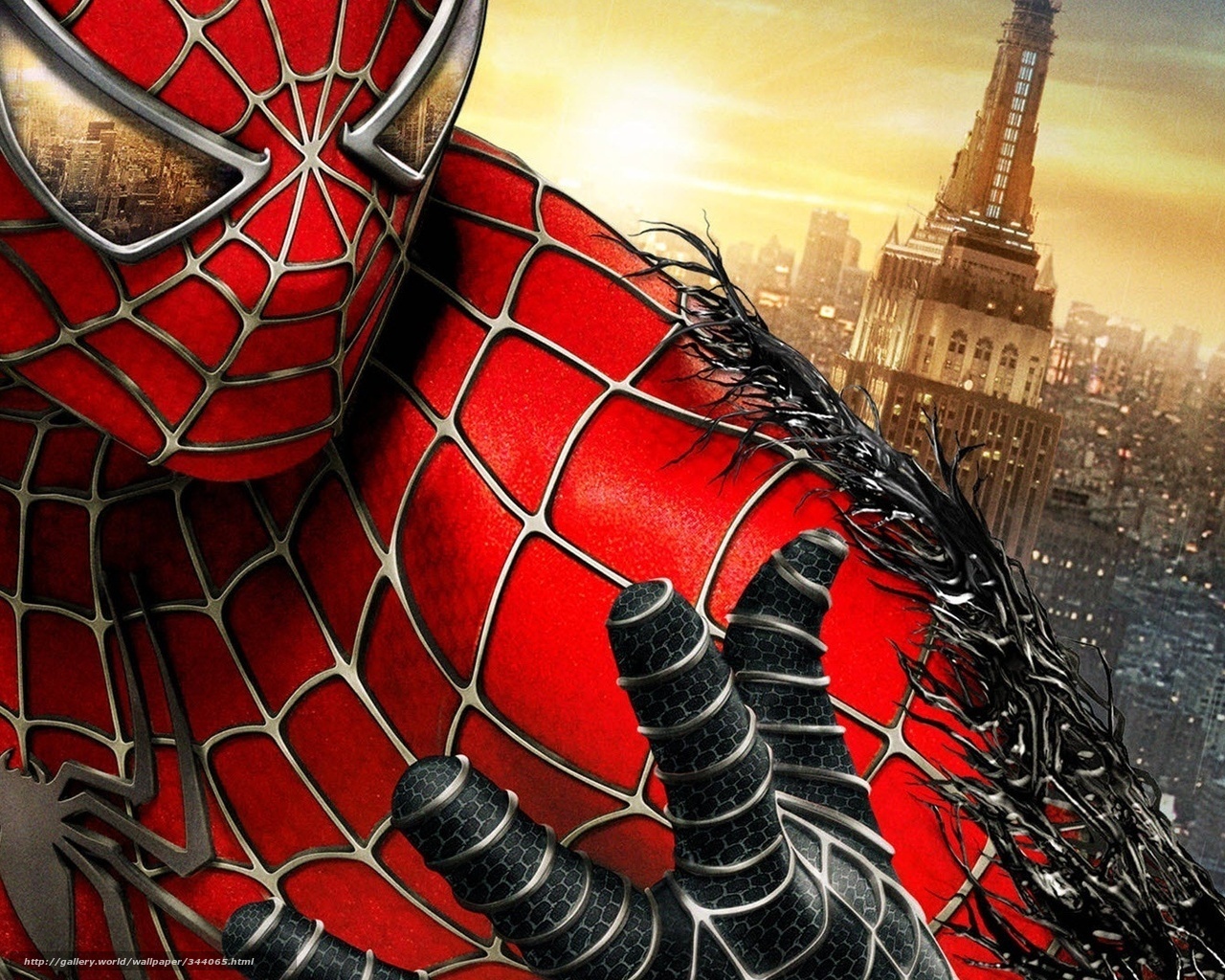 Wallpaper Spiderman Black Symbiote Hero