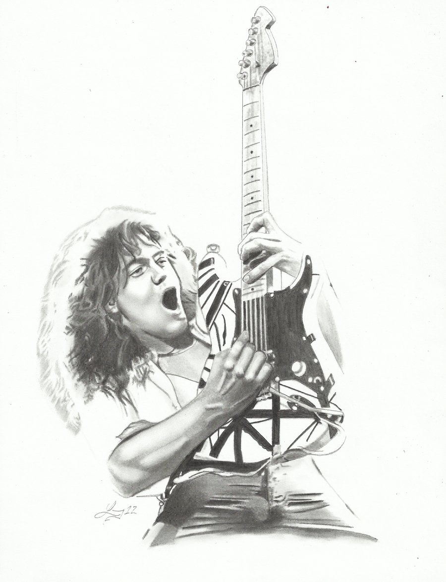 Eddie Van Halen By Lryvan