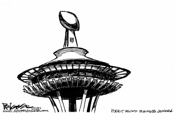Seattle Superbowl Sports Football Nfl Seahawks Broncos Denever