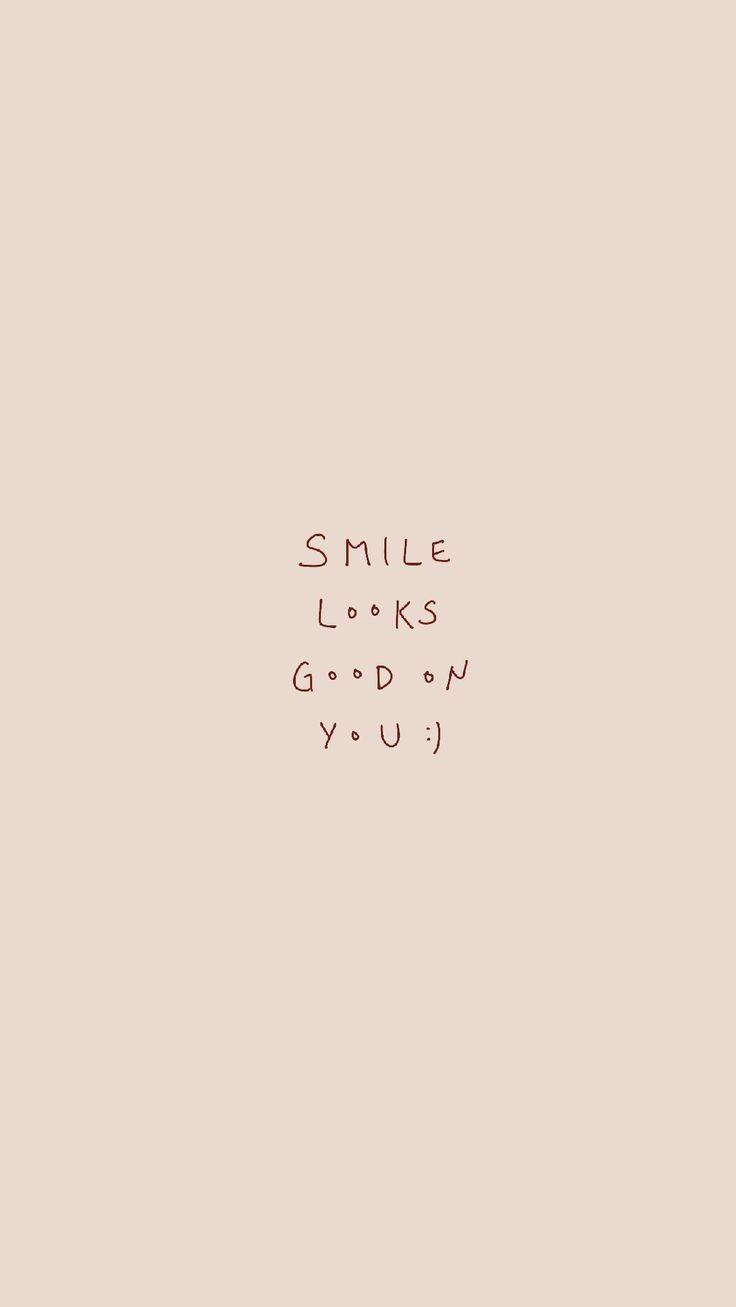 Smile Pretty Quotes Motivational Wallpaper Note To