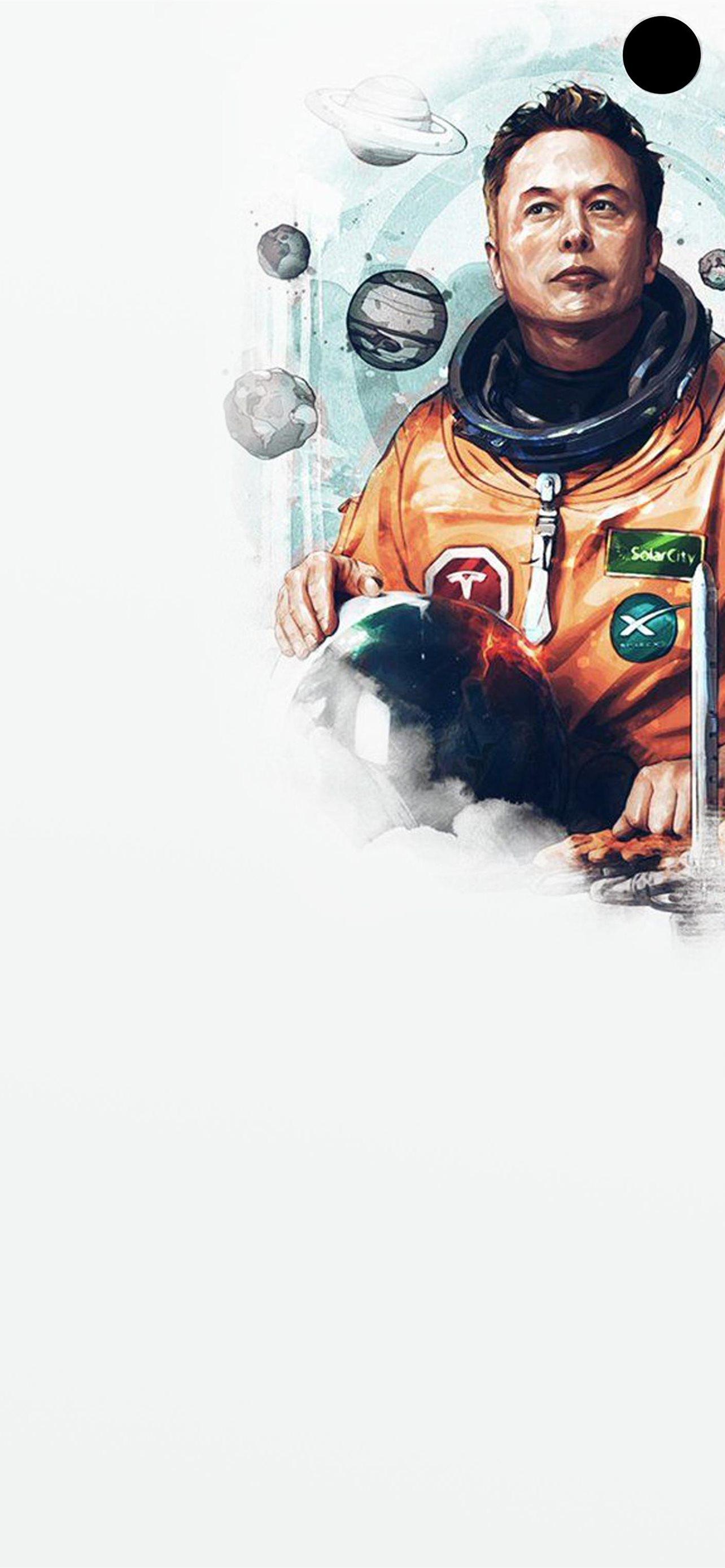 Elon Musk In A Spacesuit By Realdrag Galaxy S10 Ho iPhone