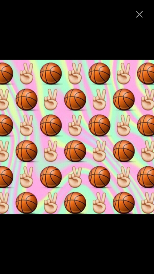 Emoji Basketball Background For