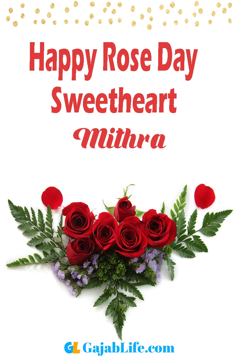 Mithra Happy Rose Day Image Wishes Messages Status Cards