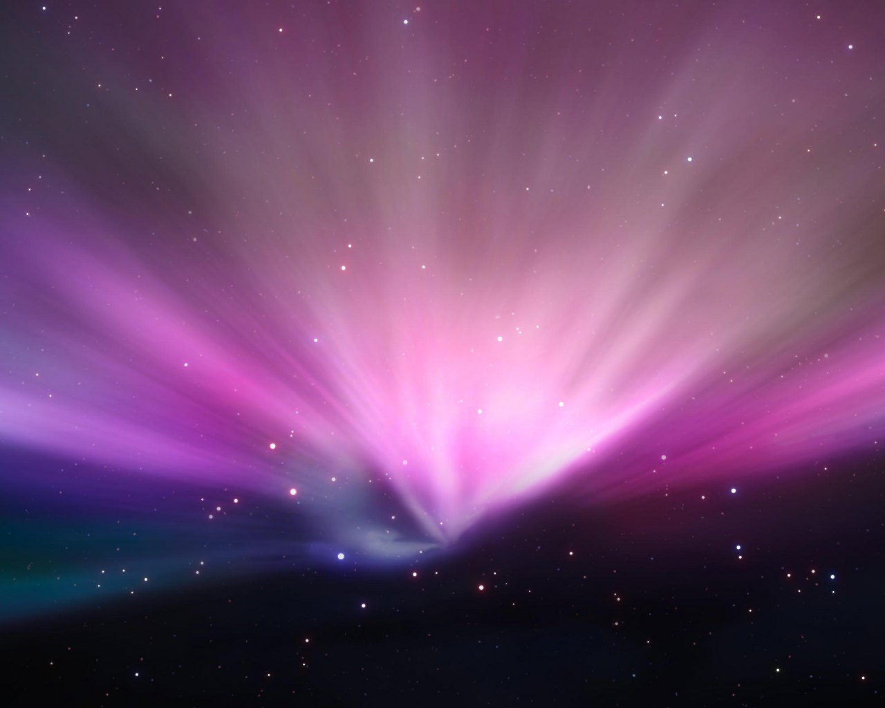 Mac Os X From Apple Aurora Wallpaper In Various Color Spectrum