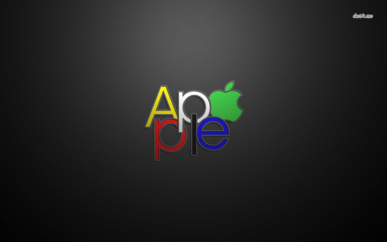 Apple Letters Wallpaper Puter