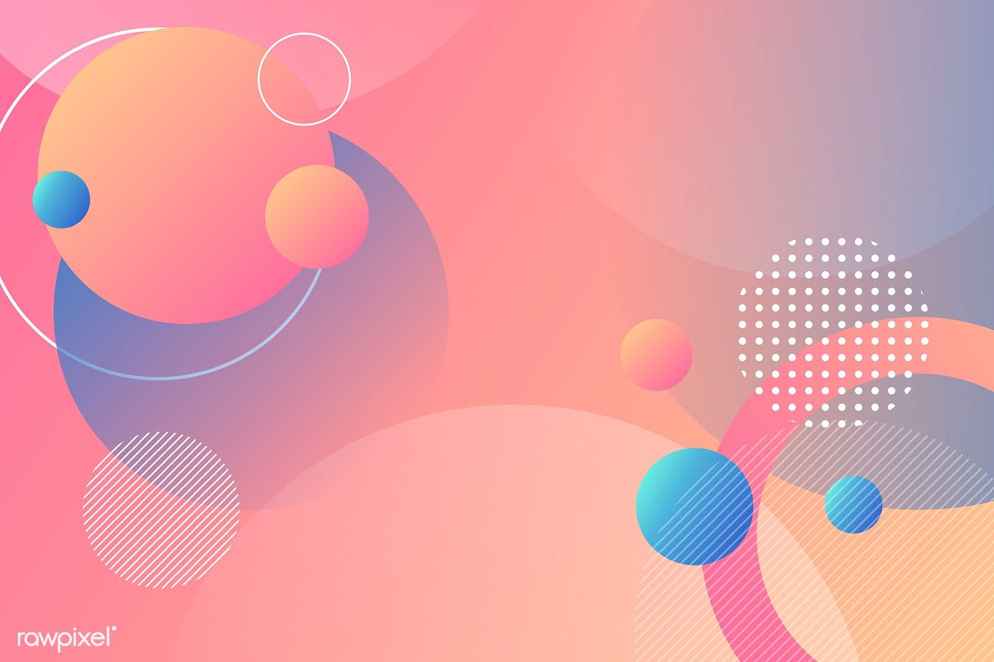 Colorful Round Modern Background Vector Premium Image By