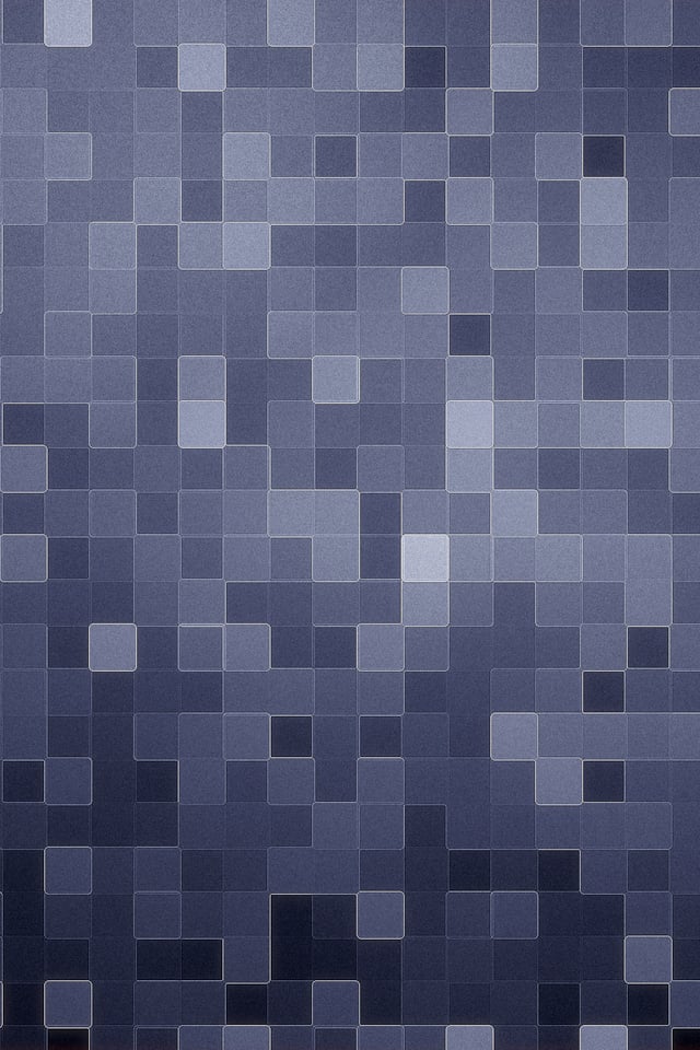 Pixel blue grey background iPhone 4   iPhone 5 retina wallpaper 640 x