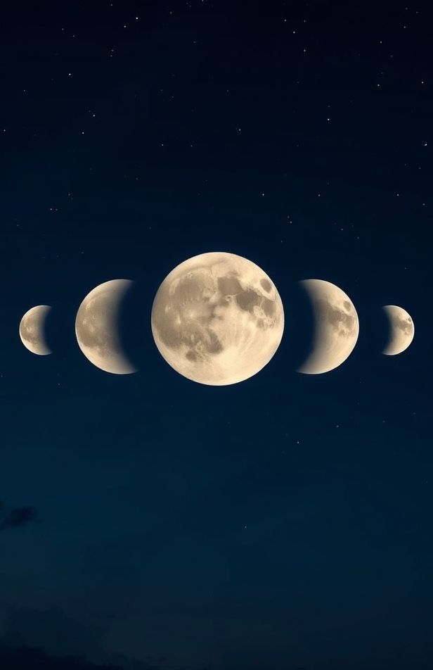 Phases Of The Moon Wallpaper