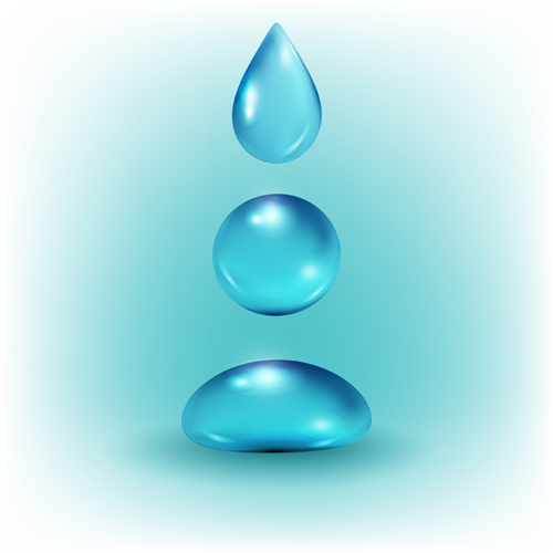Shiny water drop vector background   Vector Background free download
