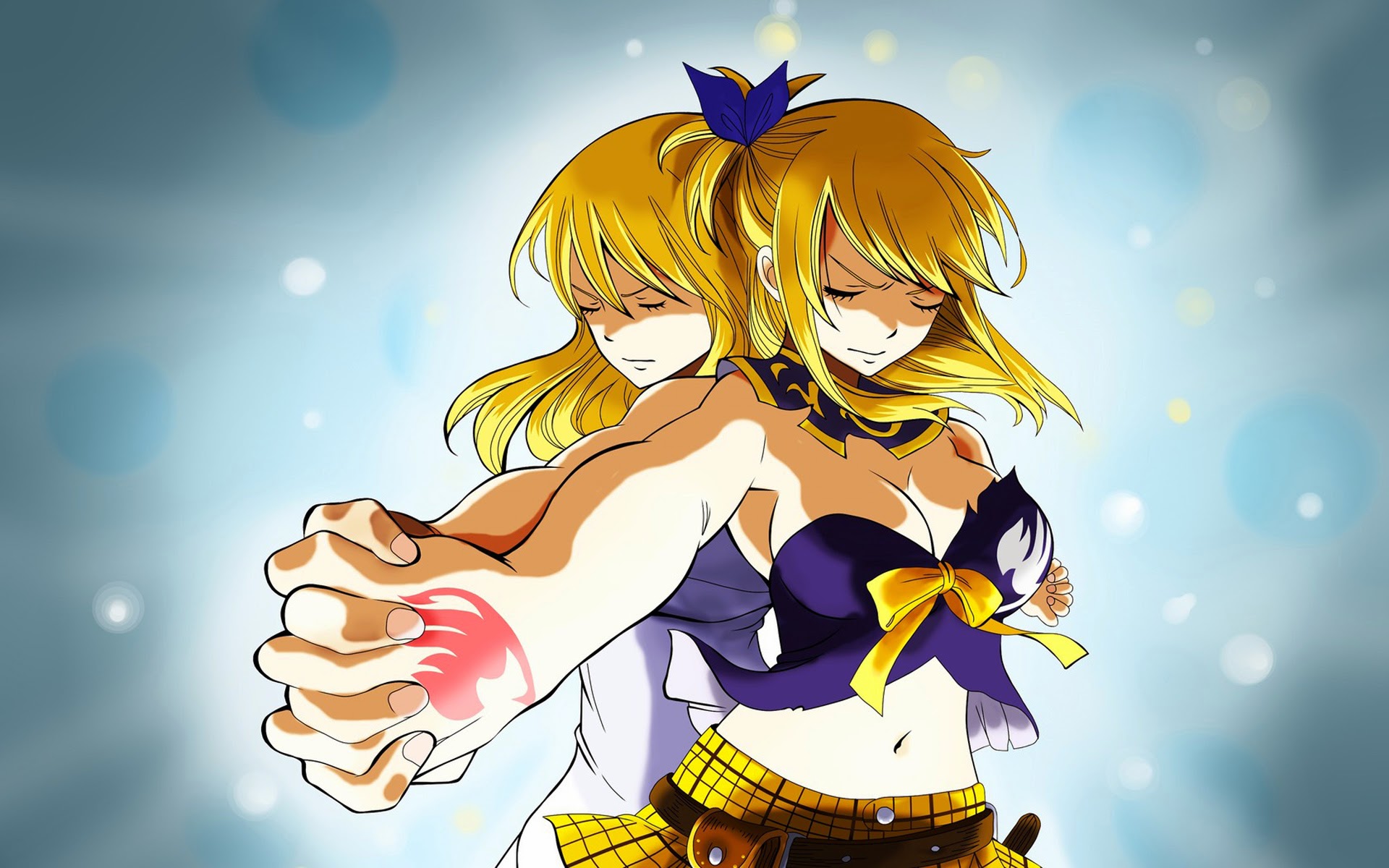 Lucy Heartfilia Fairy Tail Anime Girl HD Wallpaper
