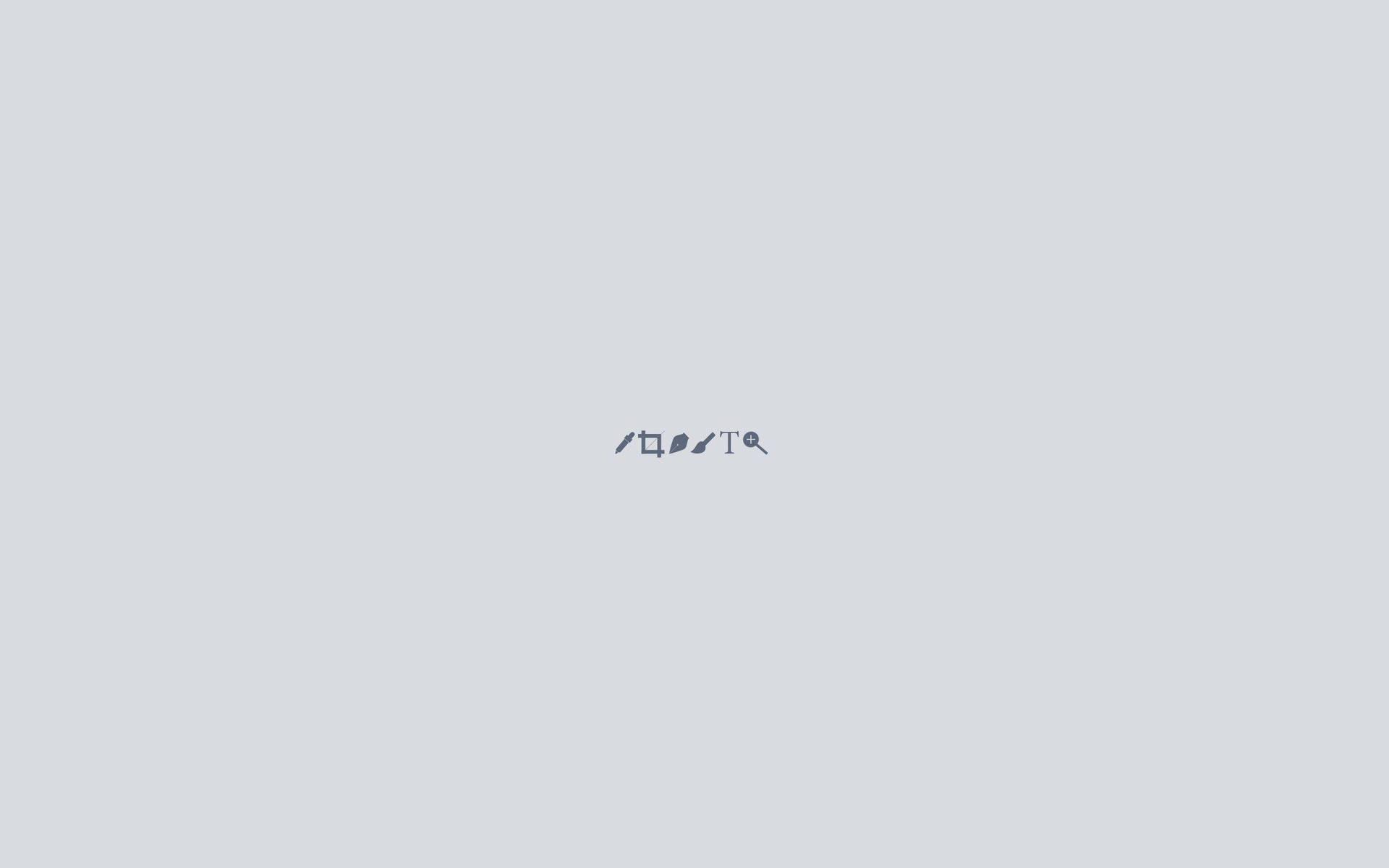 A minimalist, light purple background with small icons representing design tools