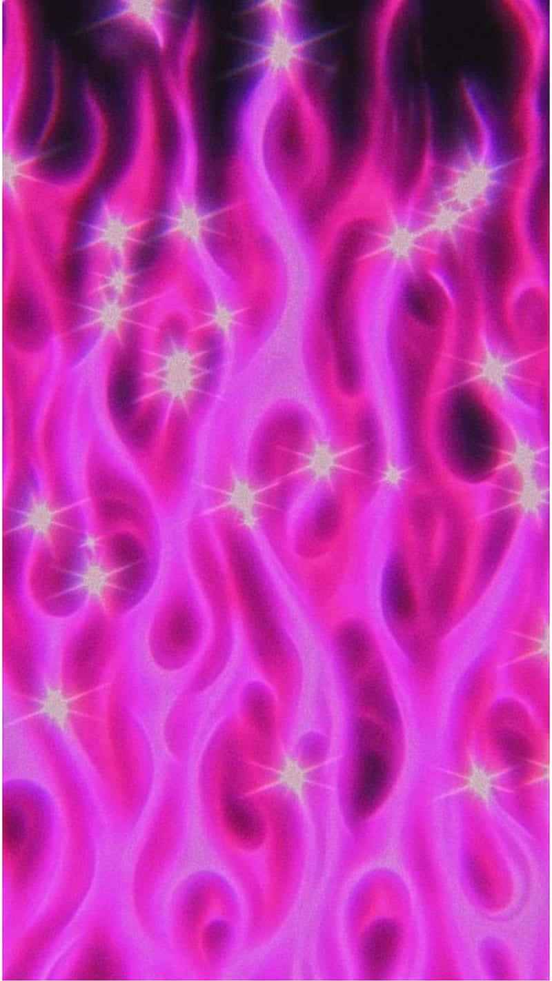 Pink Flames Wallpaper