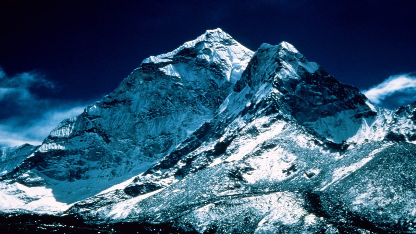 Mount Everest Peak Desktop Pc And Mac Wallpaper