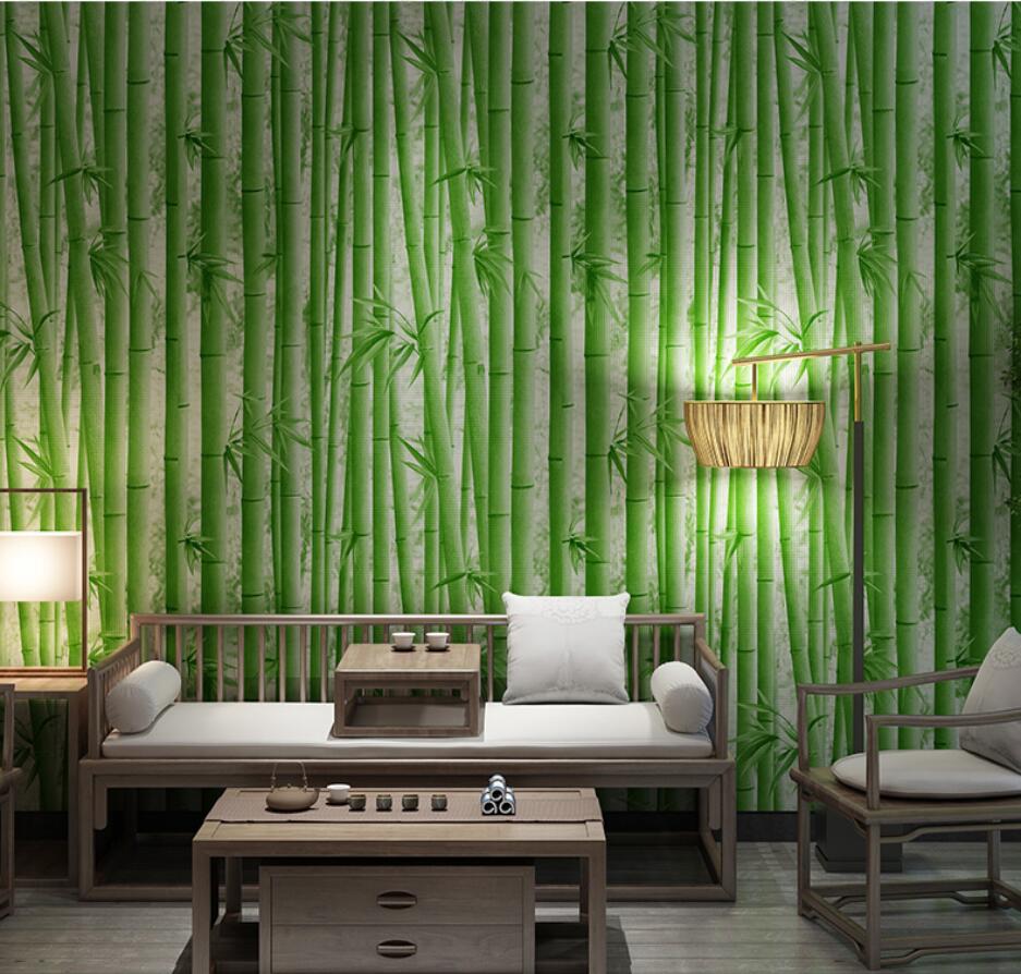 Chinese Wallpaper Papier Peint Classical Bamboo Forest