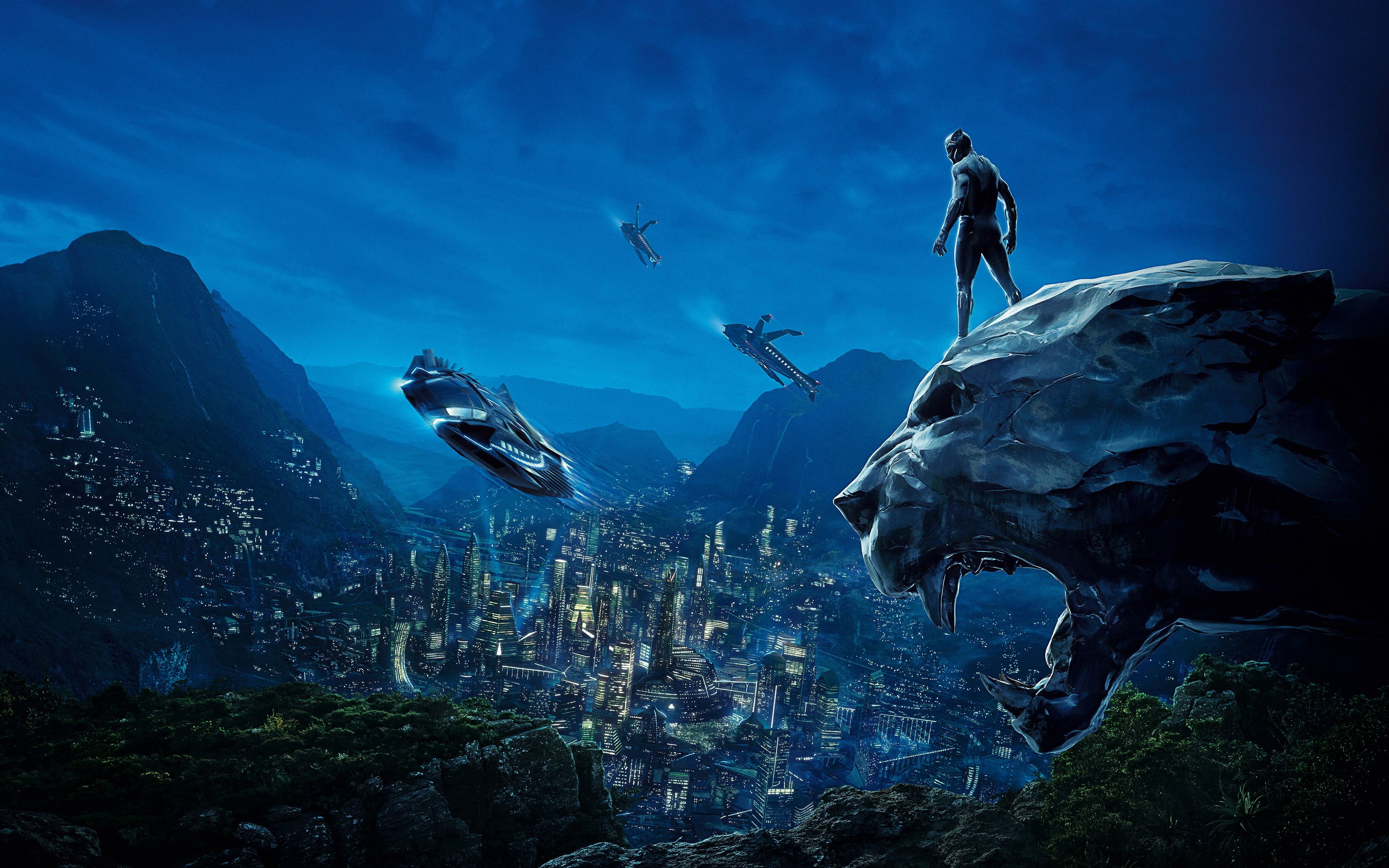 Black Panther HD Movie Poster Wakanda From 4k