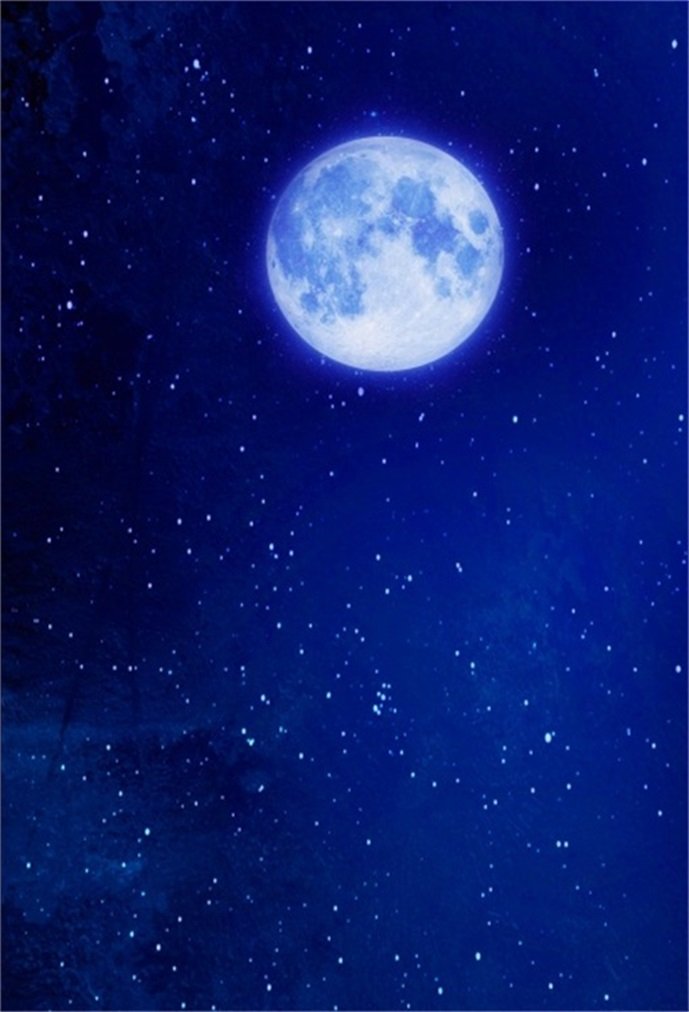 Amazoncom AOFOTO 3x5ft Night Sky With Stars And Full Moon