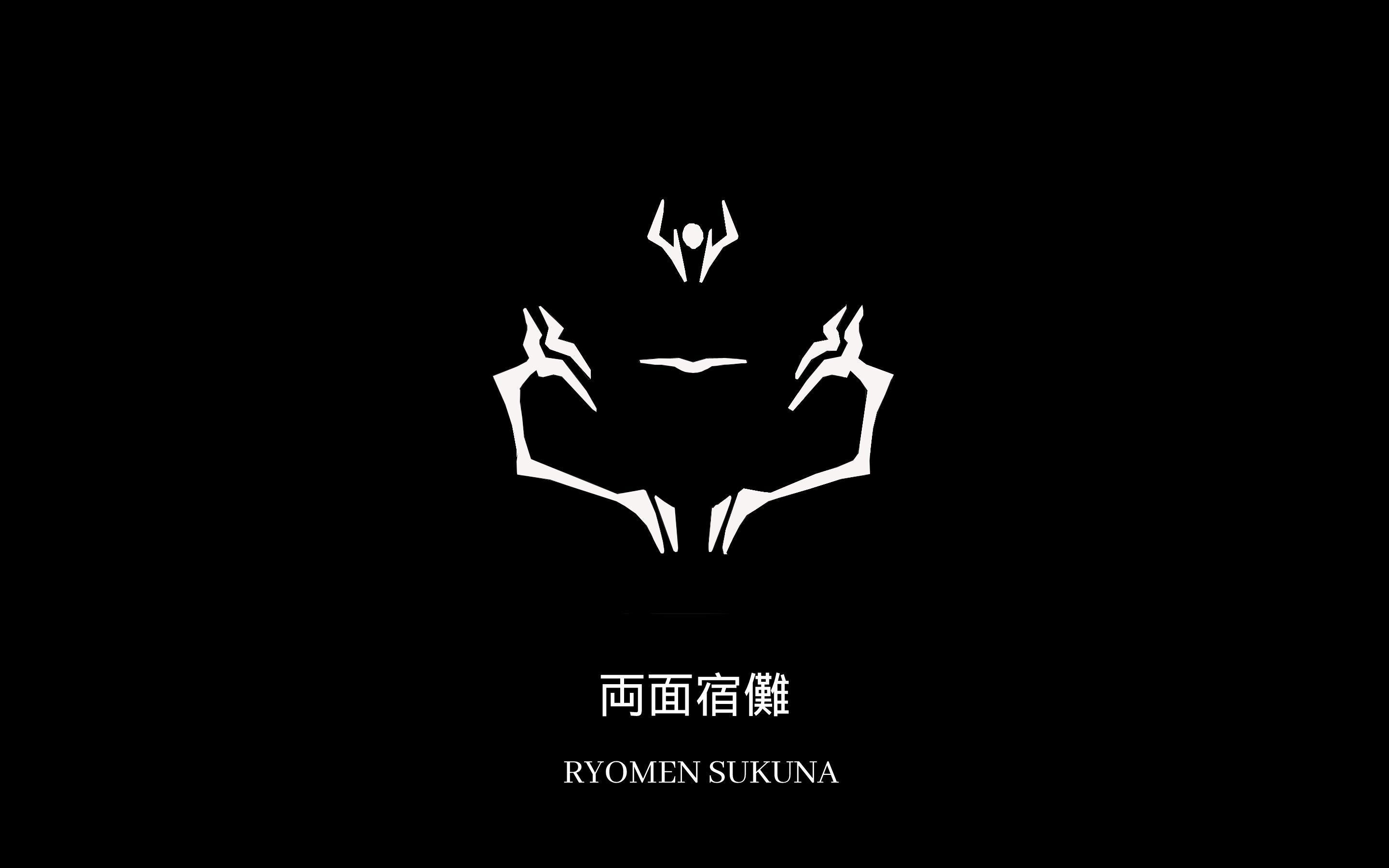 Jujutsu Kaisen Ryomen Sukuna Face Mark Wallpaper
