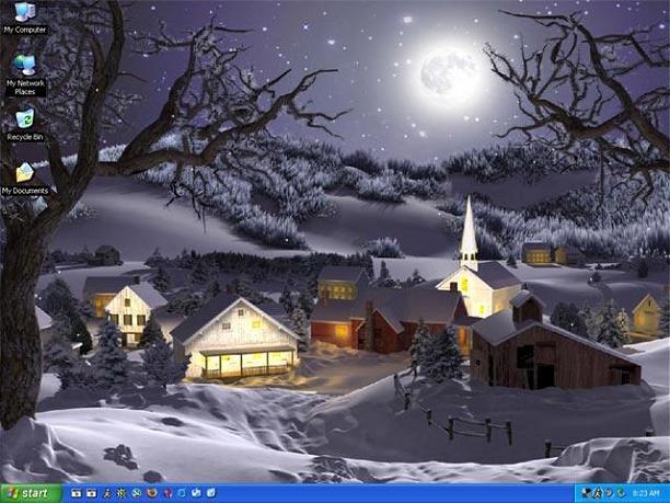 Animated Snow Desktop Wallpaper In HD