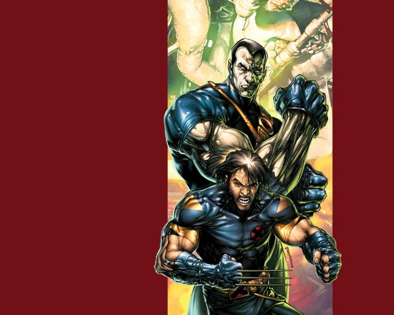 Colossus And Wolverine Wallpaper