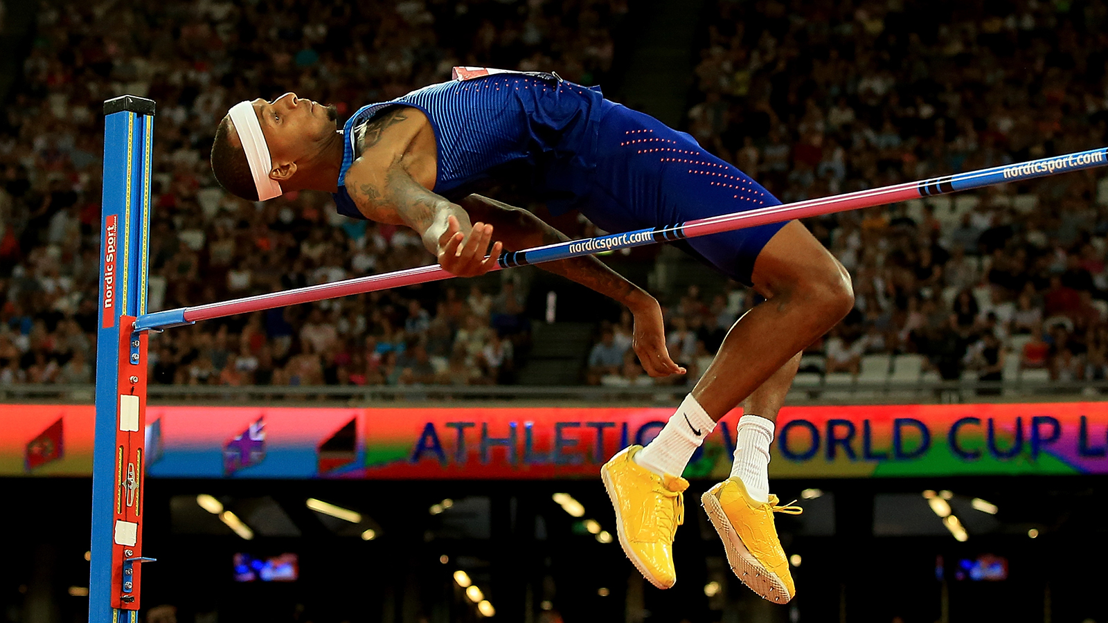 Robinson Takes First In High Jump At Athletics World Cup