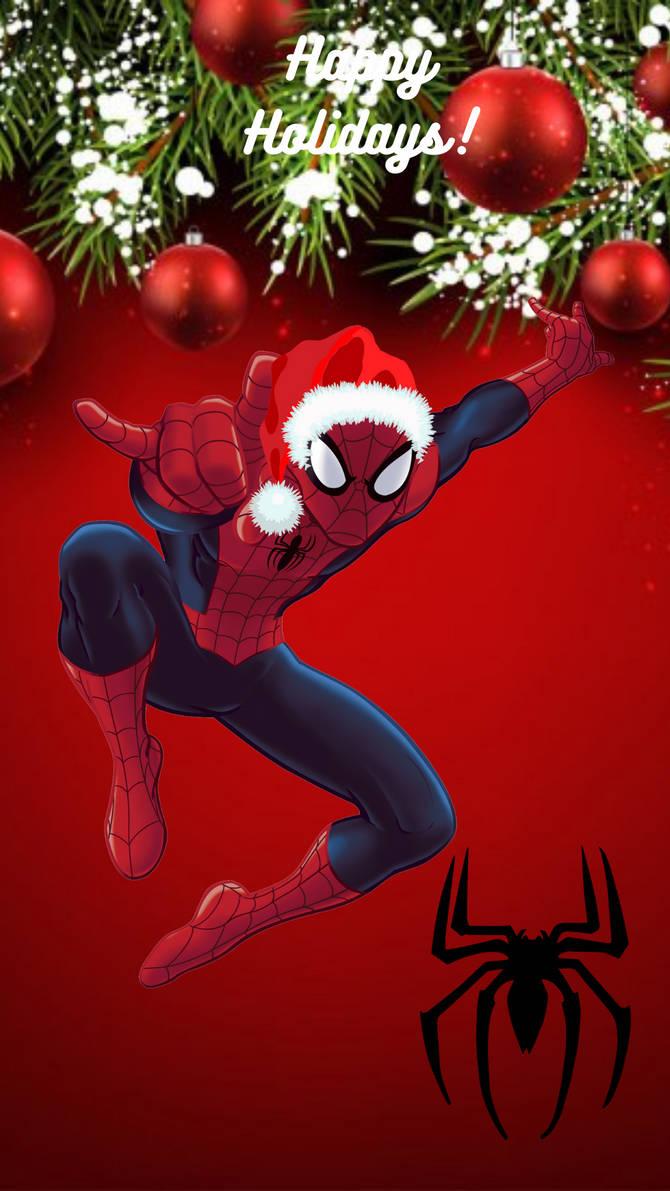 Happy Holidays Spider Man By Jpninja426